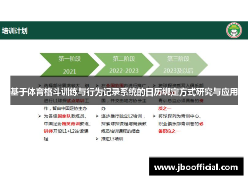 基于体育格斗训练与行为记录系统的日历绑定方式研究与应用